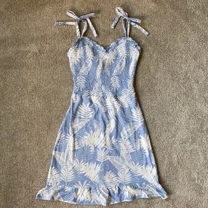 Never been worn blue and white dress